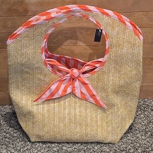 Victoria's Secret beach bag with bow - new with tags